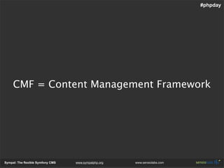 Sympal - The Flexible Symfony Cms