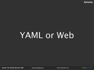 Sympal - The Flexible Symfony Cms