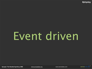 Sympal - The Flexible Symfony Cms