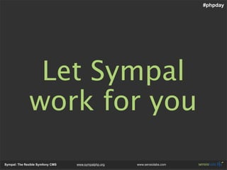 Sympal - The Flexible Symfony Cms