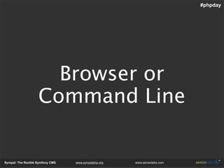 Sympal - The Flexible Symfony Cms