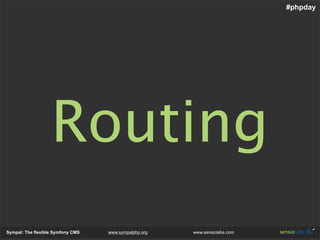 Sympal - The Flexible Symfony Cms