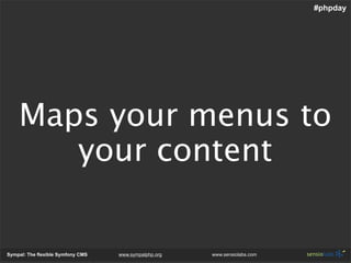 Sympal - The Flexible Symfony Cms