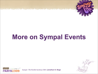 Sympal - The flexible Symfony CMS