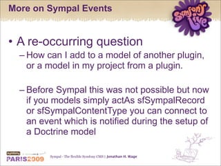 Sympal - The flexible Symfony CMS