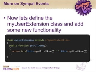 Sympal - The flexible Symfony CMS