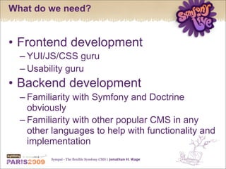 Sympal - The flexible Symfony CMS