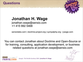 Sympal - The flexible Symfony CMS