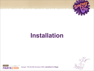 Sympal - The flexible Symfony CMS
