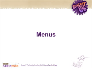 Sympal - The flexible Symfony CMS