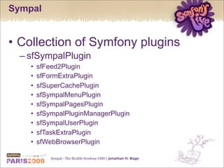 Sympal - The flexible Symfony CMS