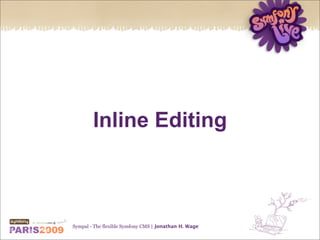 Sympal - The flexible Symfony CMS