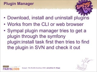 Sympal - The flexible Symfony CMS