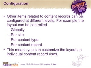 Sympal - The flexible Symfony CMS