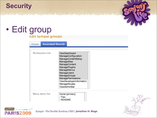 Sympal - The flexible Symfony CMS