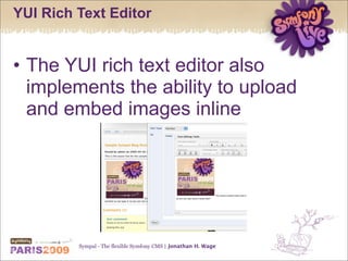 Sympal - The flexible Symfony CMS