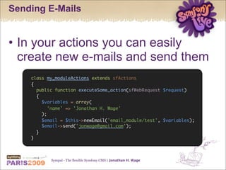 Sympal - The flexible Symfony CMS