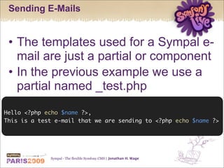 Sympal - The flexible Symfony CMS