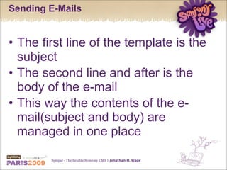 Sympal - The flexible Symfony CMS