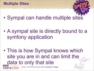 Sympal - The flexible Symfony CMS