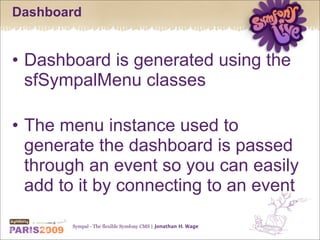 Sympal - The flexible Symfony CMS