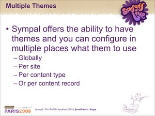 Sympal - The flexible Symfony CMS