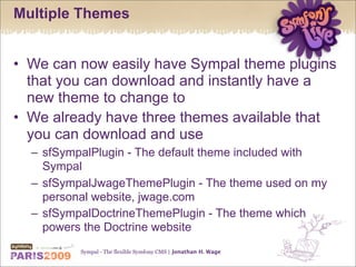Sympal - The flexible Symfony CMS