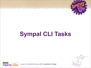 Sympal - The flexible Symfony CMS