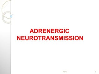 ADRENERGIC
NEUROTRANSMISSION
6PATKI
 