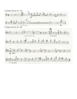  
	
  
	
  
4.	
  Chapter	
  One	
  (m.	
  53	
  –	
  55)	
  

5.	
  Chapter	
  One	
  (m.	
  28	
  –	
  40)	
  

	
  

	
  

	
  

	
  

 