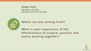 Symphony of Science and Practice: Bringing evidence to bear for land restoration practice and policy in Africa