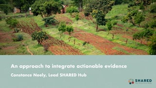 Symphony of Science and Practice: Bringing evidence to bear for land restoration practice and policy in Africa