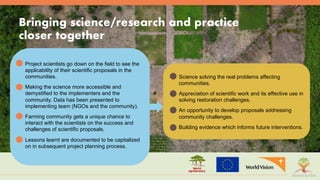 Symphony of Science and Practice: Bringing evidence to bear for land restoration practice and policy in Africa