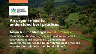 Symphony of Science and Practice: Bringing evidence to bear for land restoration practice and policy in Africa