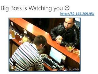 Big Boss is Watching you 
http://82.144.209.95/
 