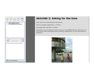 Voice Presentation: Greetings