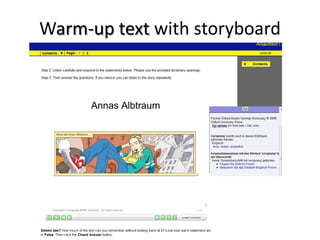 Receptive Recall/Recognition