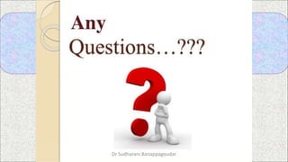 Dr Sudharani Banappagoudar
 