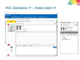 Notes Sametime HCL Sametime V11 - ENG | PPT