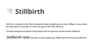 Stillbirth Sign SYMPOSIUM gynaecology and obstetrics presentation | PPTX