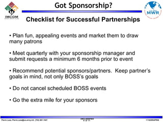  events are eligible for sponsorship