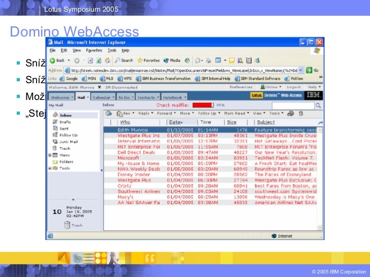 Lotus notes 7