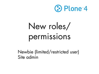 Plone 4 and 5, plans and progress