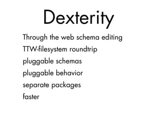 Plone 4 and 5, plans and progress