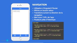 Symposium n°3 : Ionic Framework