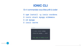 Symposium n°3 : Ionic Framework