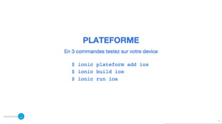 Symposium n°3 : Ionic Framework