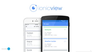 Symposium n°3 : Ionic Framework