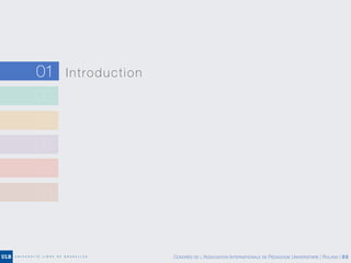 02
03
04
05
06
01 Introduction
CONGRÈS DE L’ASSOCIATION INTERNATIONALE DE PÉDAGOGIE UNIVERSITAIRE | ROLAND | 03
 