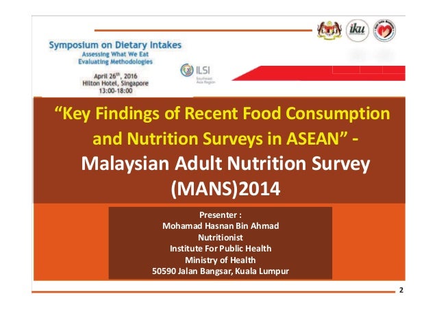 food consumption patterns findings from the malaysian adult nutrition survey mans Energy and nutrient intakes: findings from the malaysian adult nutrition survey (mans. food consumption patterns findings from the malaysian adult nutrition survey mans Energy and nutrient intakes: findings from the malaysian adult nutrition survey (mans.